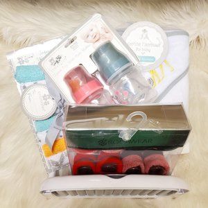 Baby Bundle - Drying Rack, Infant Botties & Bottles, Hooded Towel & Washcloths